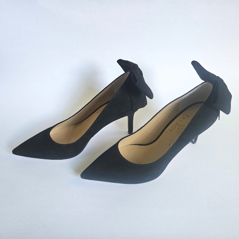 TALBOTS RSVP black velvet shoes SIZE &